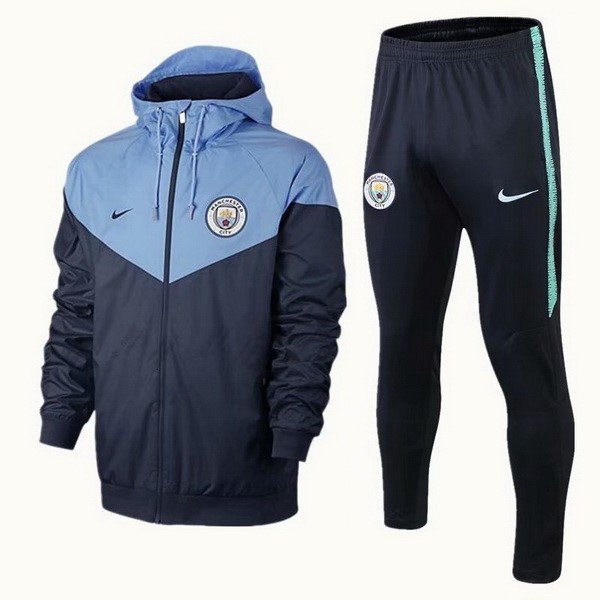 Coupe Vent Football Manchester City Ensemble Complet 2018-19 Bleu Marine